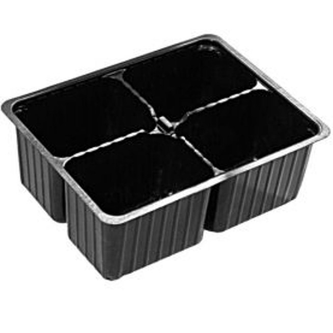 Мини кассета д/рассады 4 ячейки (18х13,5х6) - Dolina-Sad.Ru