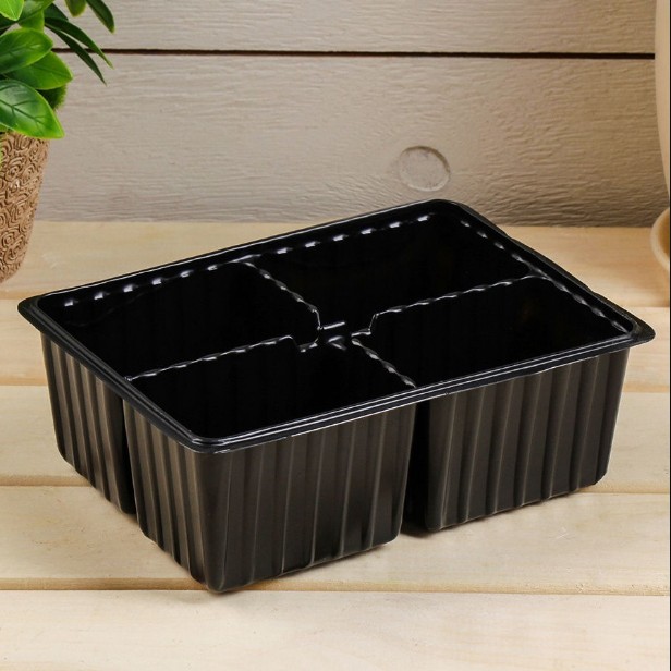 Мини кассета д/рассады 4 ячейки (18х13,5х6) - Dolina-Sad.Ru