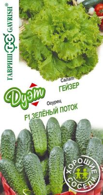 Салат Гейзер + Огурец Зеленый поток фото